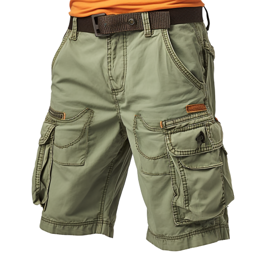 Multi-Pocket Utility Shorts