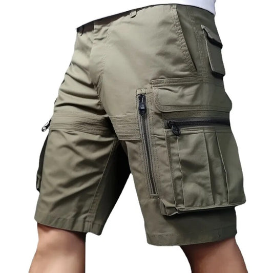 Multi-Pocket Utility Shorts
