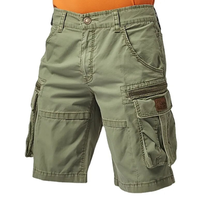 Cargo Shorts With Zipper Pockets